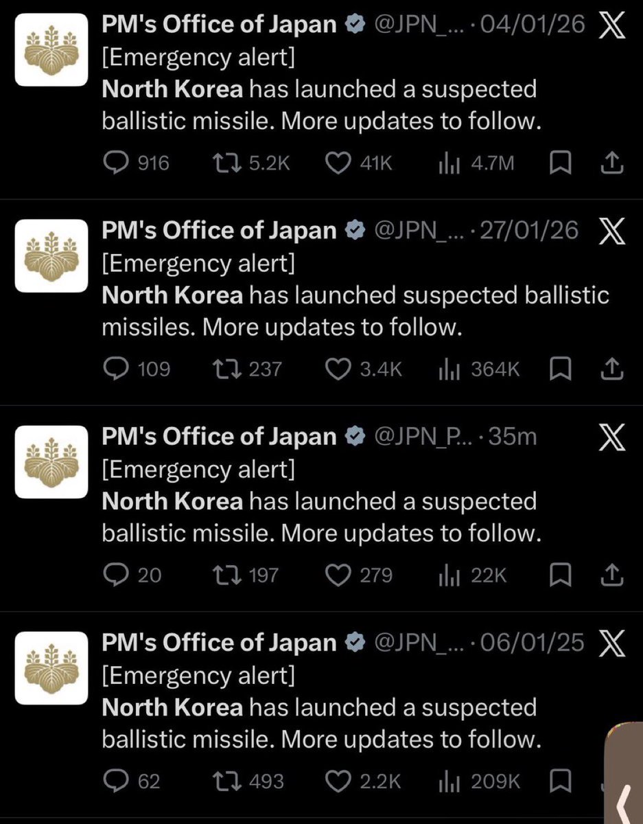 Indianstocksins's tweet photo. @JPN_PMO THEY TWEET EVERY MONTH 🫡 https://t.co/A17JVIjwyf