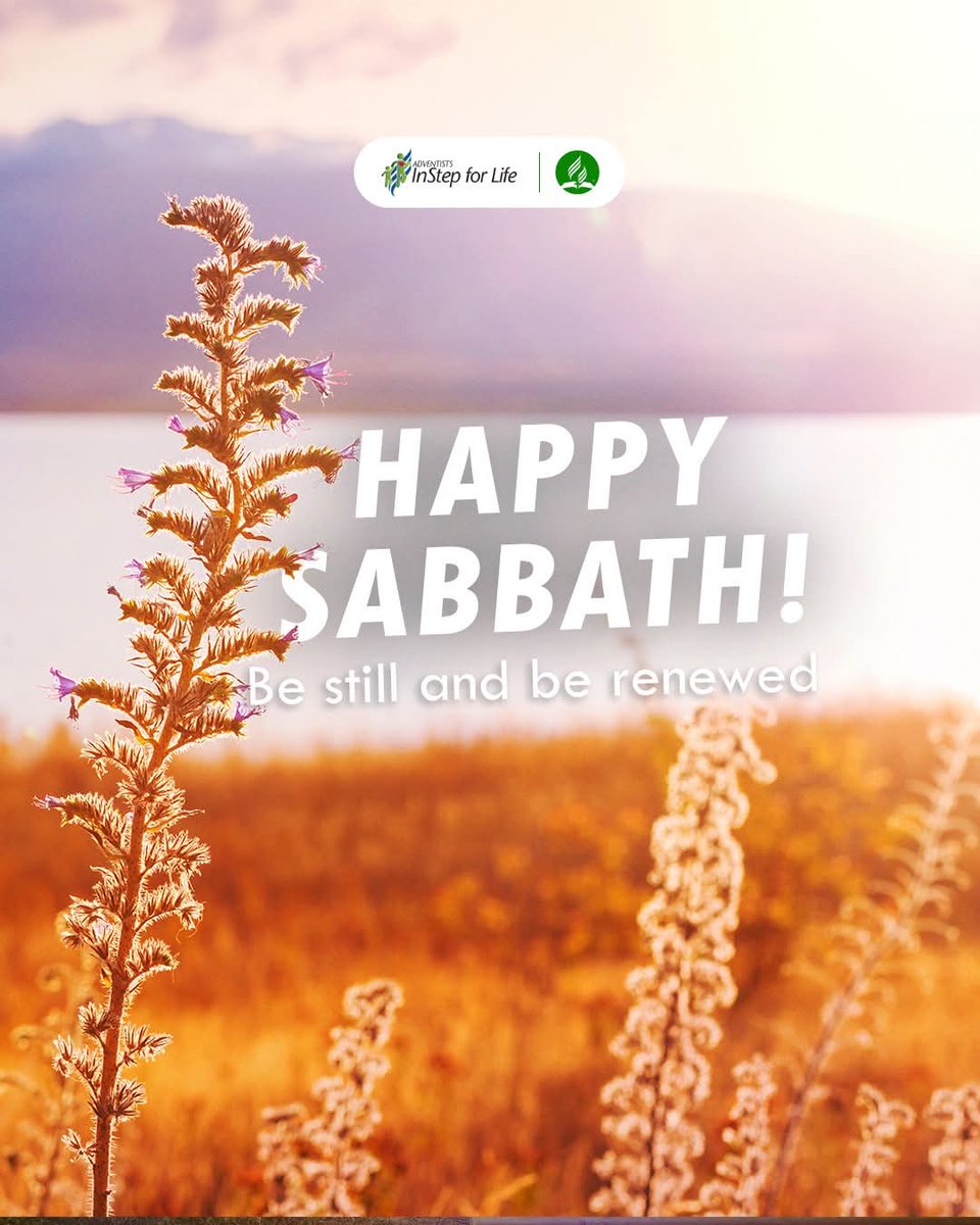 Godwakeupcall's tweet photo. Sabbath is an invitation to slow your pace and quiet your thoughts.
Today, let go of pressure and lean into God’s peace. Rest is not weakness — it’s worship.
#InStepForLife #SabbathStillness #RenewedInHim https://t.co/pZ8jHOidDo