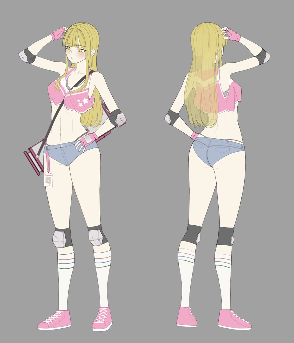 creamkb2's tweet photo. ＃キャラクターデザイン
Pink Helmet https://t.co/5RYuli7nm0