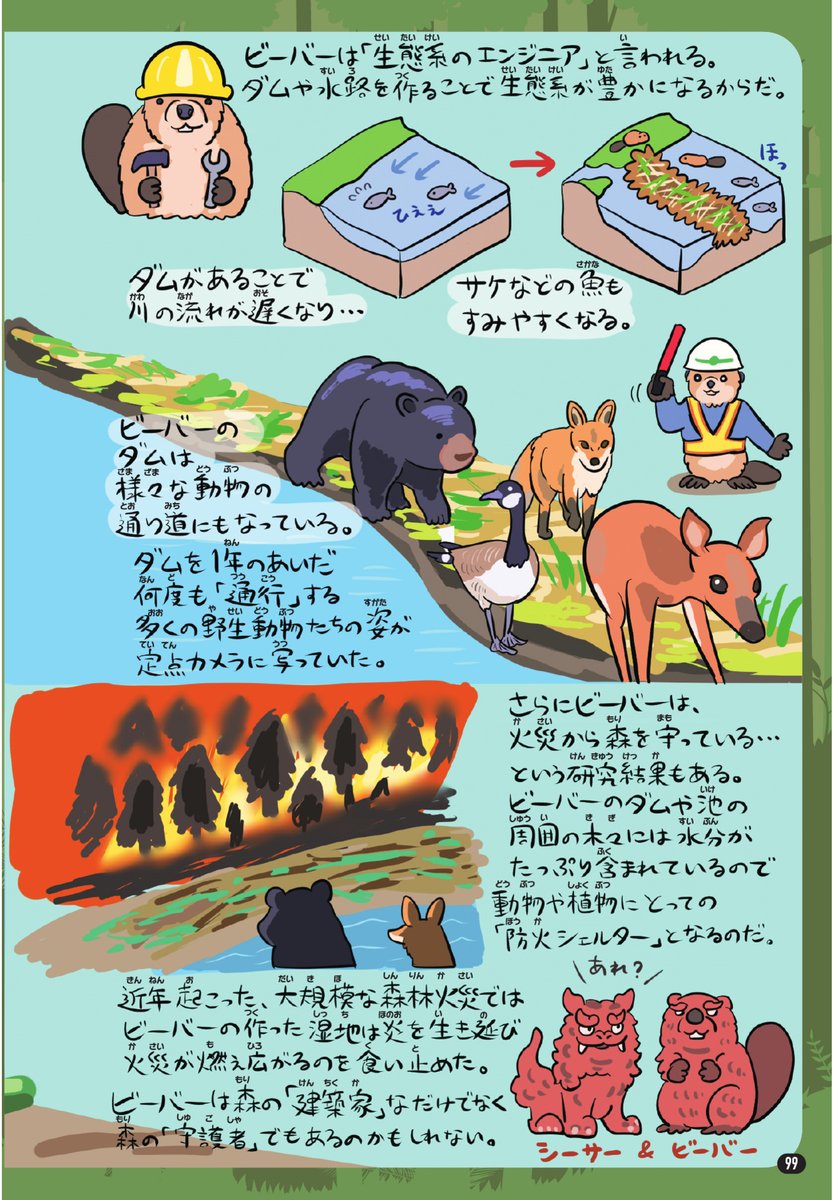 ぬまがさワタリ@『いきものニュース図解』など3/19発売 tweet media