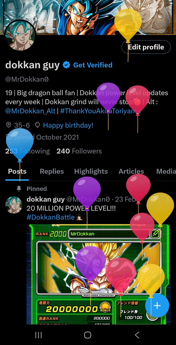 MrDokkan0's tweet photo. 🥳 https://t.co/2ZlIqIrURA