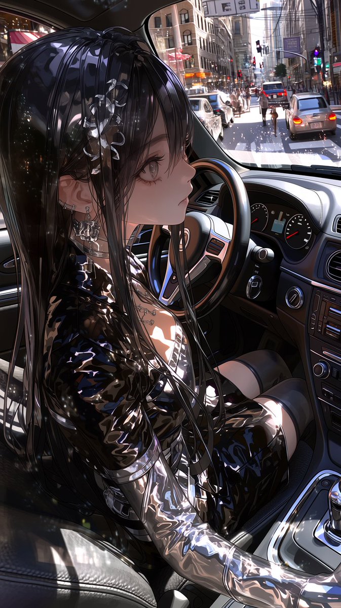 MytiMuffyn's tweet photo. Traffic jam in the city... but at least the playlist is on point! 😂🚗🎶
都会の渋滞…でも、プレイリストがいい感じだからまあ許す!😂🚗🎶
#AIart #AIイラスト #CityLife #TrafficJam #CyberpunkVibes #OOTD #DriveWithMe #Playlist #渋滞 #ドライブ #都会の日常 #今日のコーデ #女子あるある #ギャップ萌え #プレイリスト #運転中 #正直な気持ち