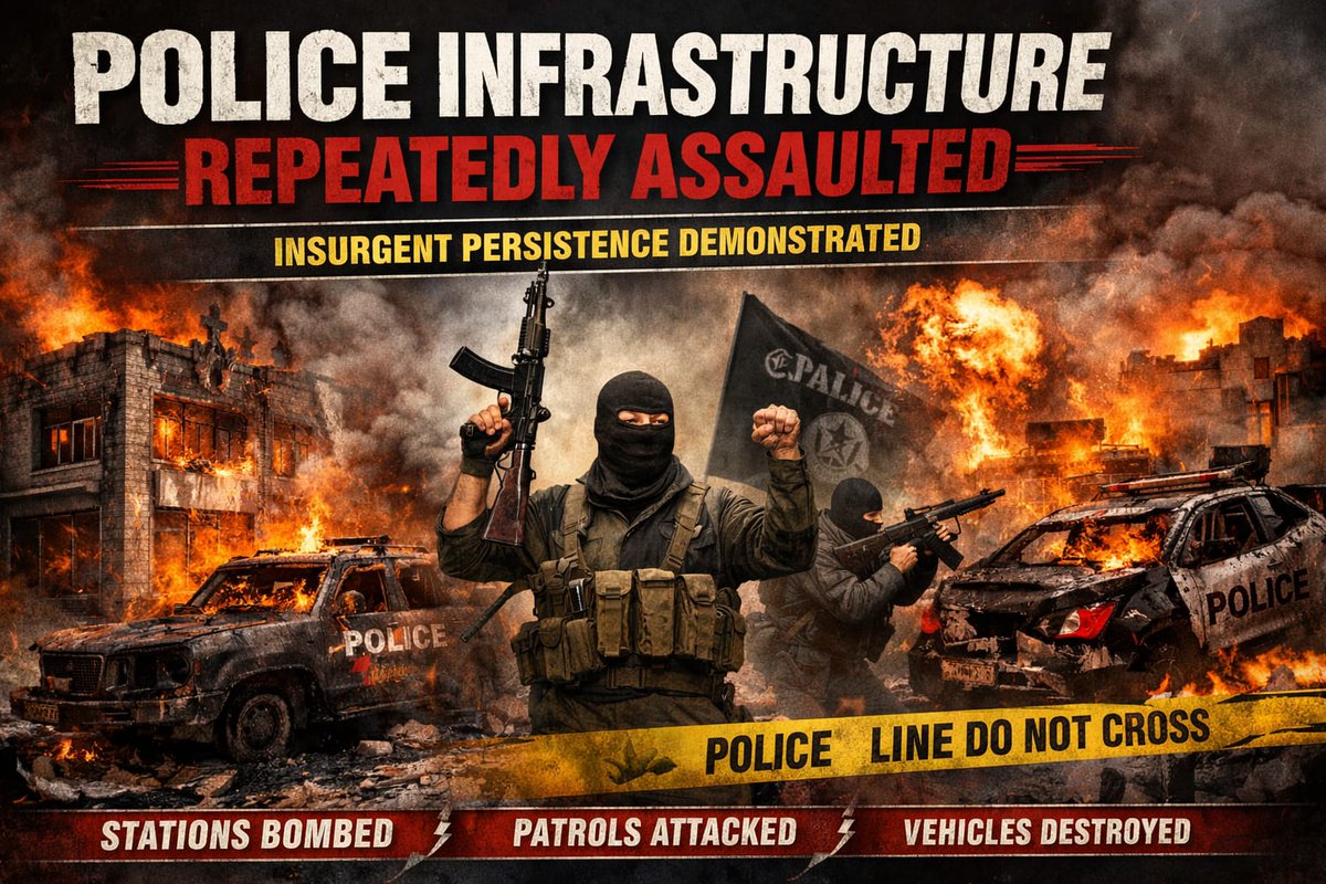 javedkhan201987's tweet photo. Police Infrastructure Repeatedly Assaulted: Insurgent Persistence Demonstrated
#PoliceUnderAttack
#PakistanTerrorismFail
#TTPAssaults
#SecurityFragilePakistan
#CounterInsurgencySuccess
#FailedStatePakistan https://t.co/JIF60Z9GZd