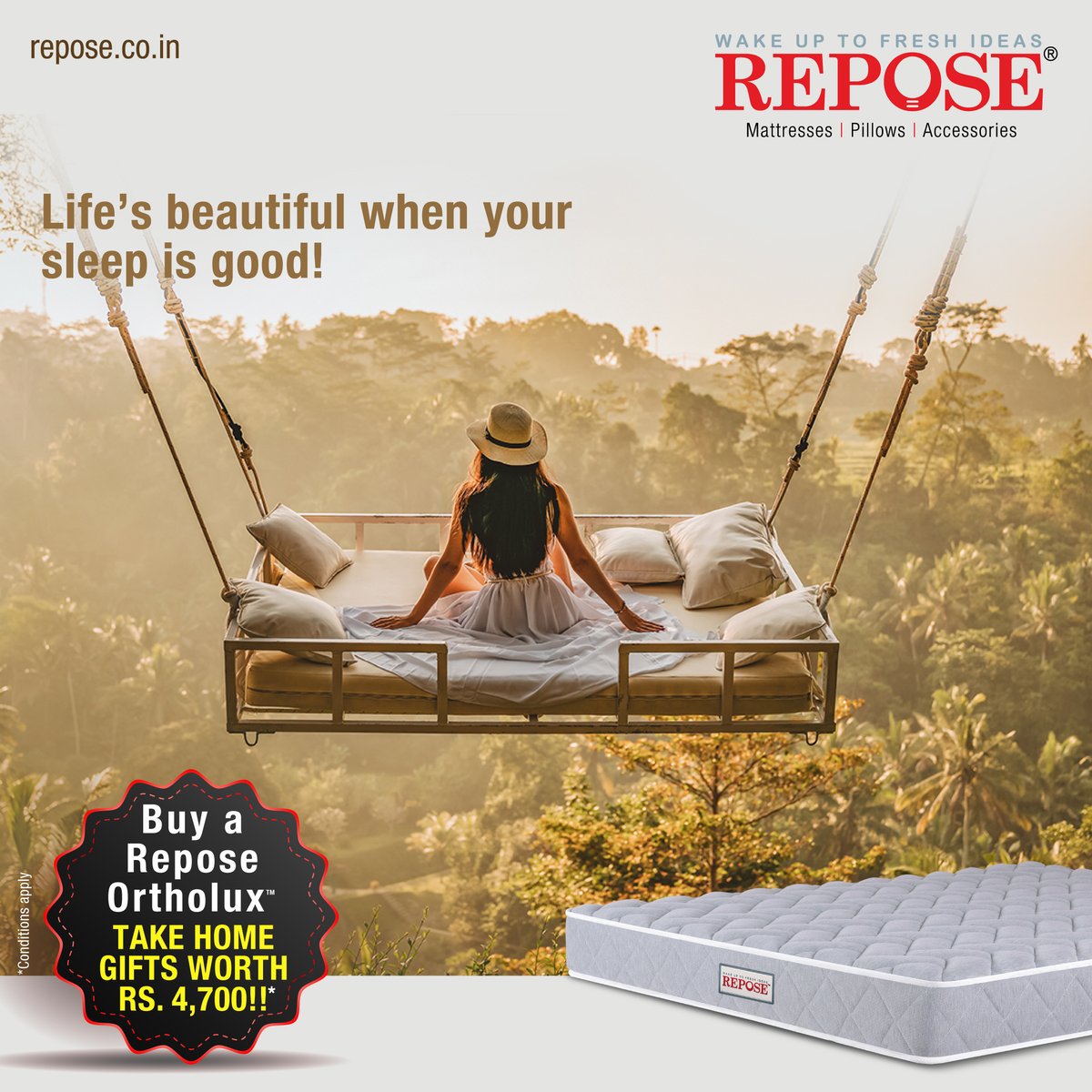 Repose Mattress tweet media