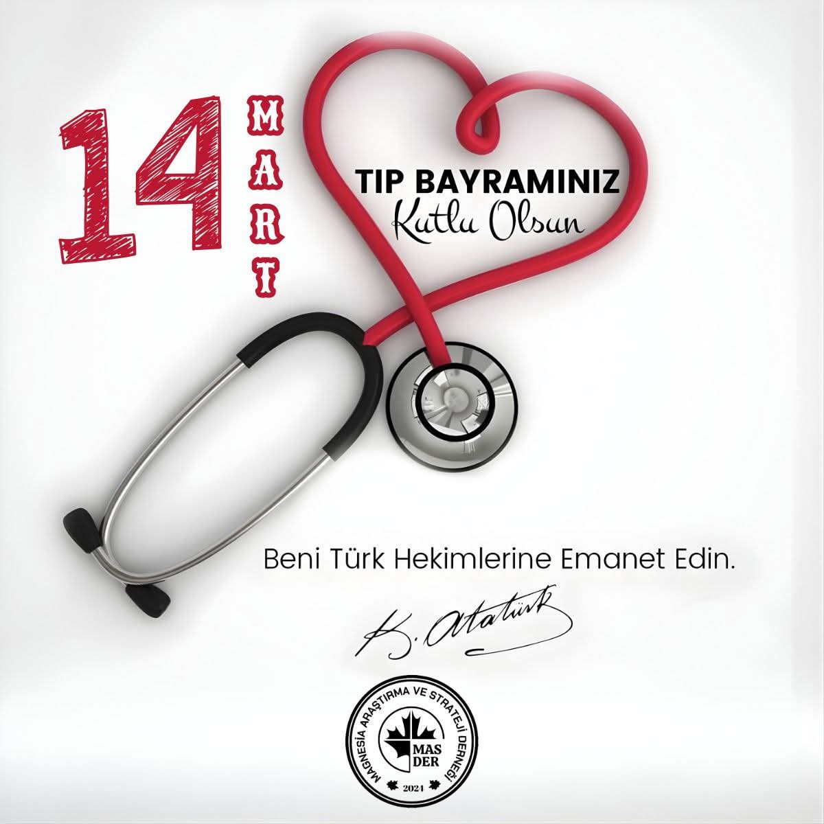 MASDER4545's tweet photo. Tüm sağlık çalışanlarımızın 14 Mart Tıp Bayramı Kutlu Olsun.

#Manisa #TıpBayramı #Sağlık https://t.co/3rvW6Ot8Cq