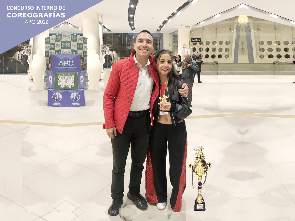 henryfevaldi's tweet photo. 🏆 Excelente experiencia del 2026, el Concurso Interno de Coreografías del APC.

Gracias hijos por esta alegría, felicitaciones totales. Gracias maestros Sergio Merchán y Thiago Morocho por su gran talento.

🥇 9no BDE
🥈 3ro de Bachillerato

#bicampeones #15añosapc 2026 https://t.co/u8aHjA08qz