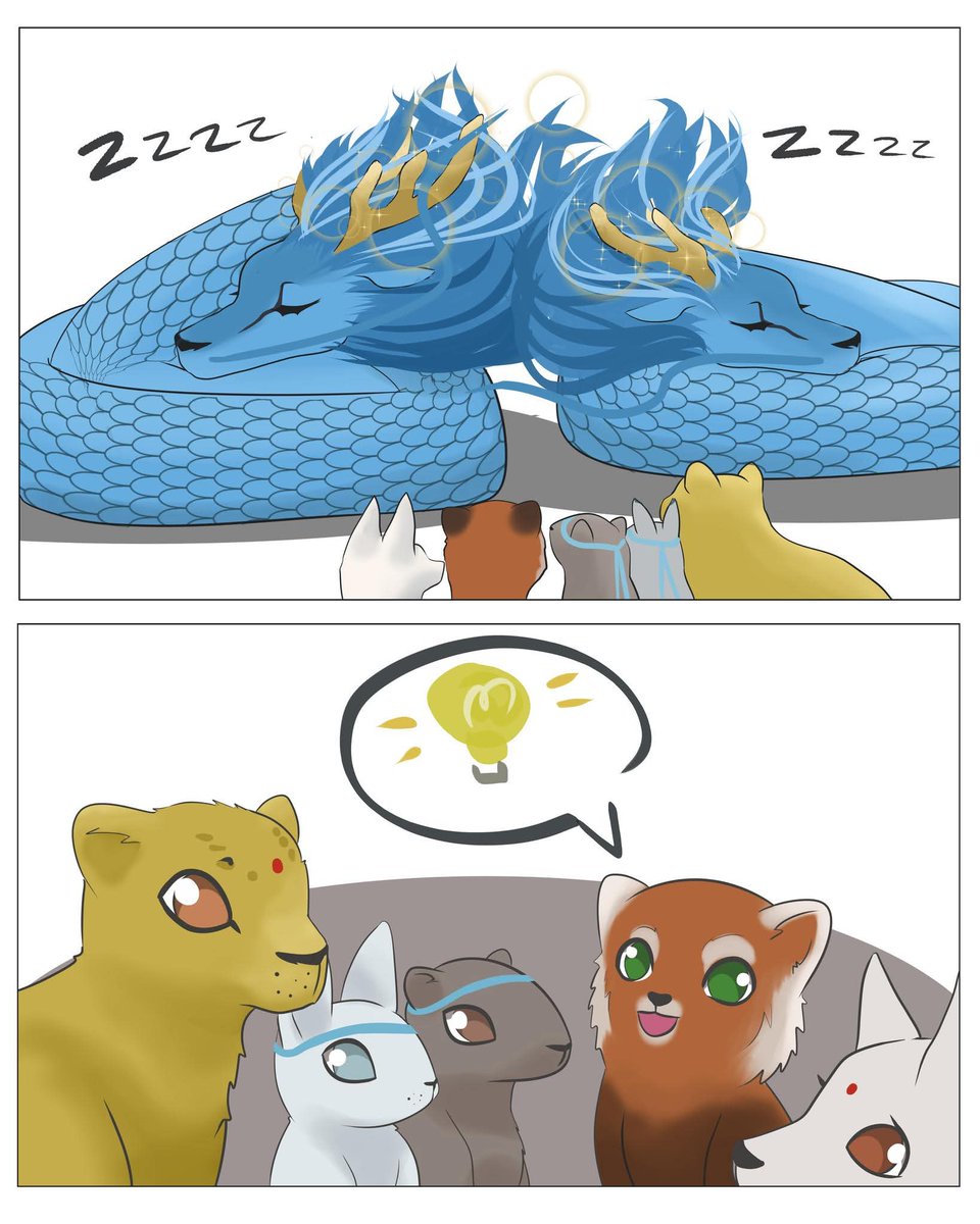 Pawsy_la's tweet photo. Drawing animals and parts of #Xiyao makes me so happy 💛💙❤️
#mdzsfanart #WeiYing #LanZhan #WangXian #魔道祖师 #Lanxichen #jinguangyao #LanSizhui #RuSong https://t.co/K71KeMJl97