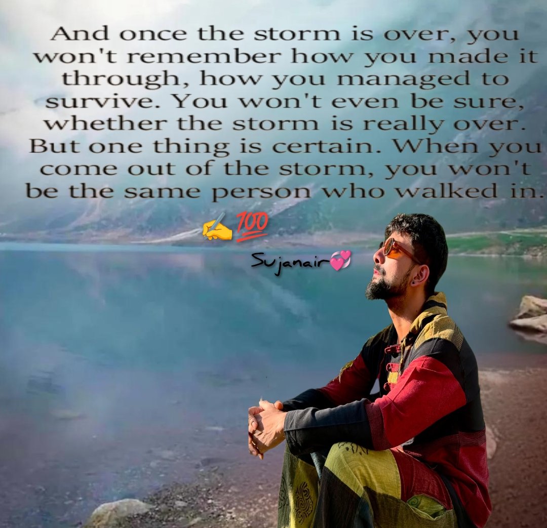 "Once the storm passes,you will emerge as a stronger, completely transformed version of yourself 🌪✨✍️💯🤍🕊" #fahmaankhan <a href="/fahmaankhan/">fahmaan khan</a>