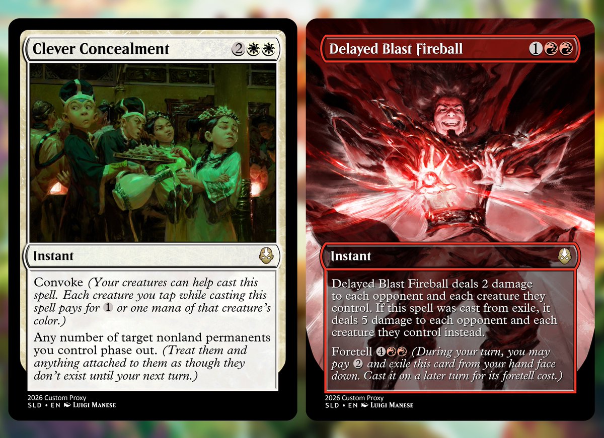 LuigiManese's tweet photo. Fan art cards for the Avatar the Last Airbender MTG set!

#MTG #magicthegathering #avatarthelastairbender https://t.co/LgPsiHho2r