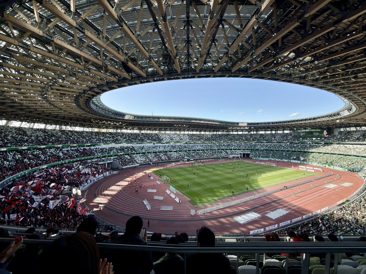 iTochAn218's tweet photo. アウェイ ヴェルディ戦で国立競技場にやってきた😊⚽️ https://t.co/q1wjLYj4KP