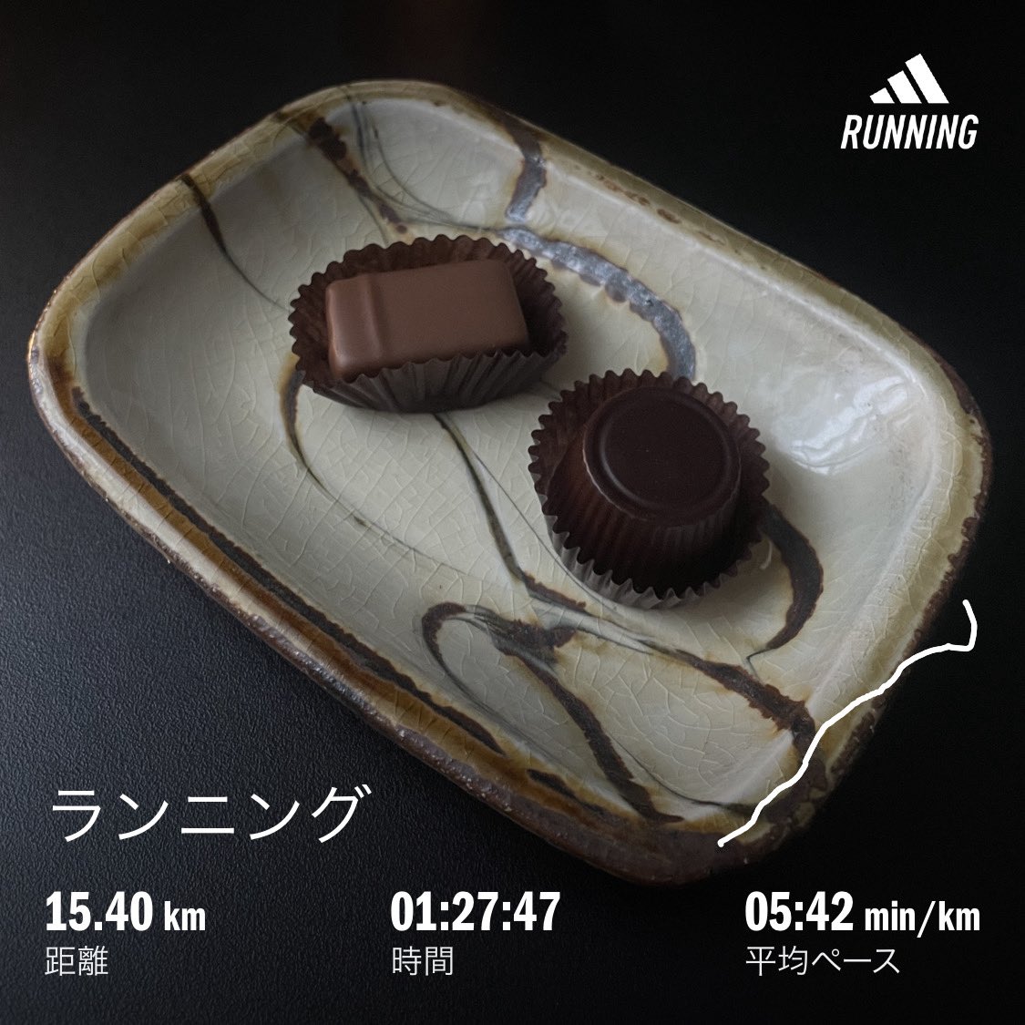 今日は走った後に2個食っちゃった