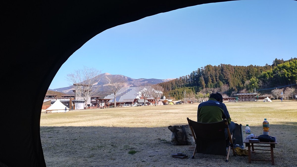 pasaCamp's tweet photo. 次男とデュオキャンです https://t.co/xVHAld4dZq