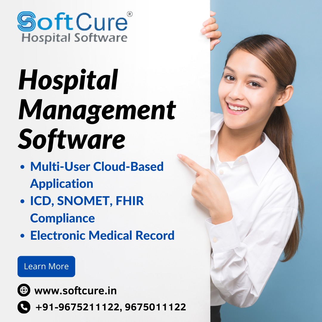 Softcurehms's tweet photo. Upgrade your hospital with SoftCure Hospital Management Software 🏥
Cloud-based solution to manage OPD, IPD, Billing &amp; EMR easily.
🌐 https://t.co/mHoKRvUUXc
📞 +91-9675711122, 9675011122
#HospitalSoftware #HealthTech #EMR #DigitalHealthcare #SoftCure https://t.co/0gIebTqKk2