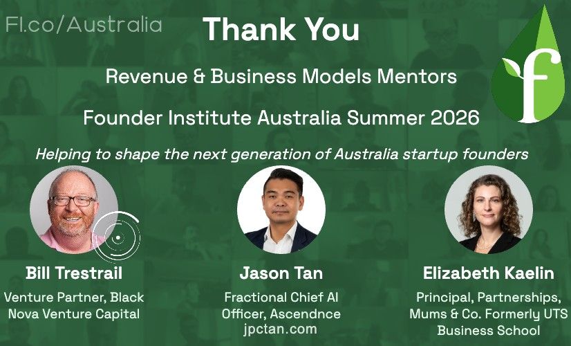 Founder Institute Australia & NZ tweet media