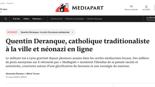 ⚖️
Mediapart a publié des éléments détaillés sur le passé personnel de Quentin. Une démarche éditoriale approfondie.
Pour les frères Kouachi, auteurs de massacres terroristes ayant causé 17 victimes, aucune investigation de même nature sur leur passé trouble n'a été mise en