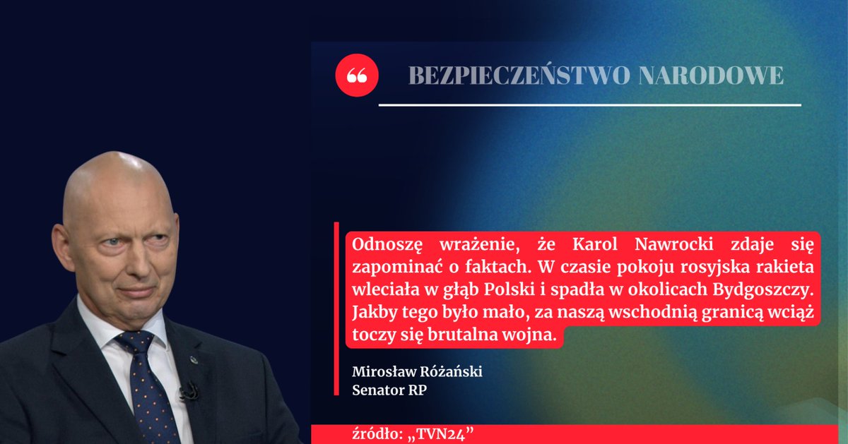 Mirosław Różański tweet media