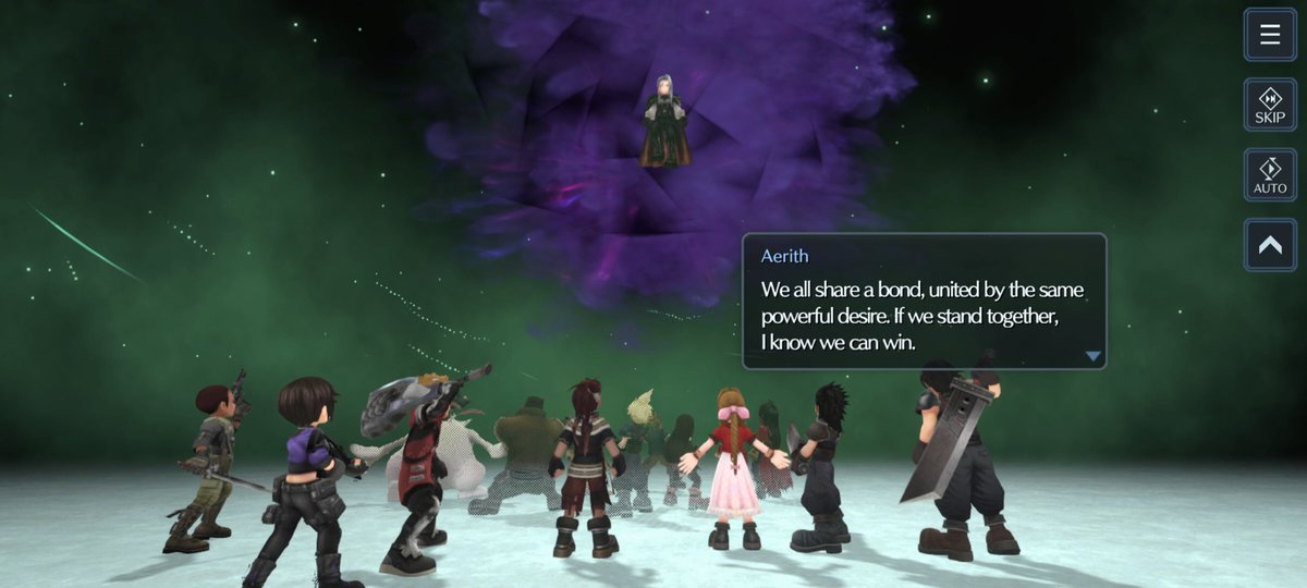 Don't let the shippers lie to you. When Aerith says "their ripples resonate", it's because she resonates with the whole group, not just Zack. Shippers will lie and try to make it sound like it's exclusive to Zack; it's not. It's so crazy, they try to alter everything for a ship