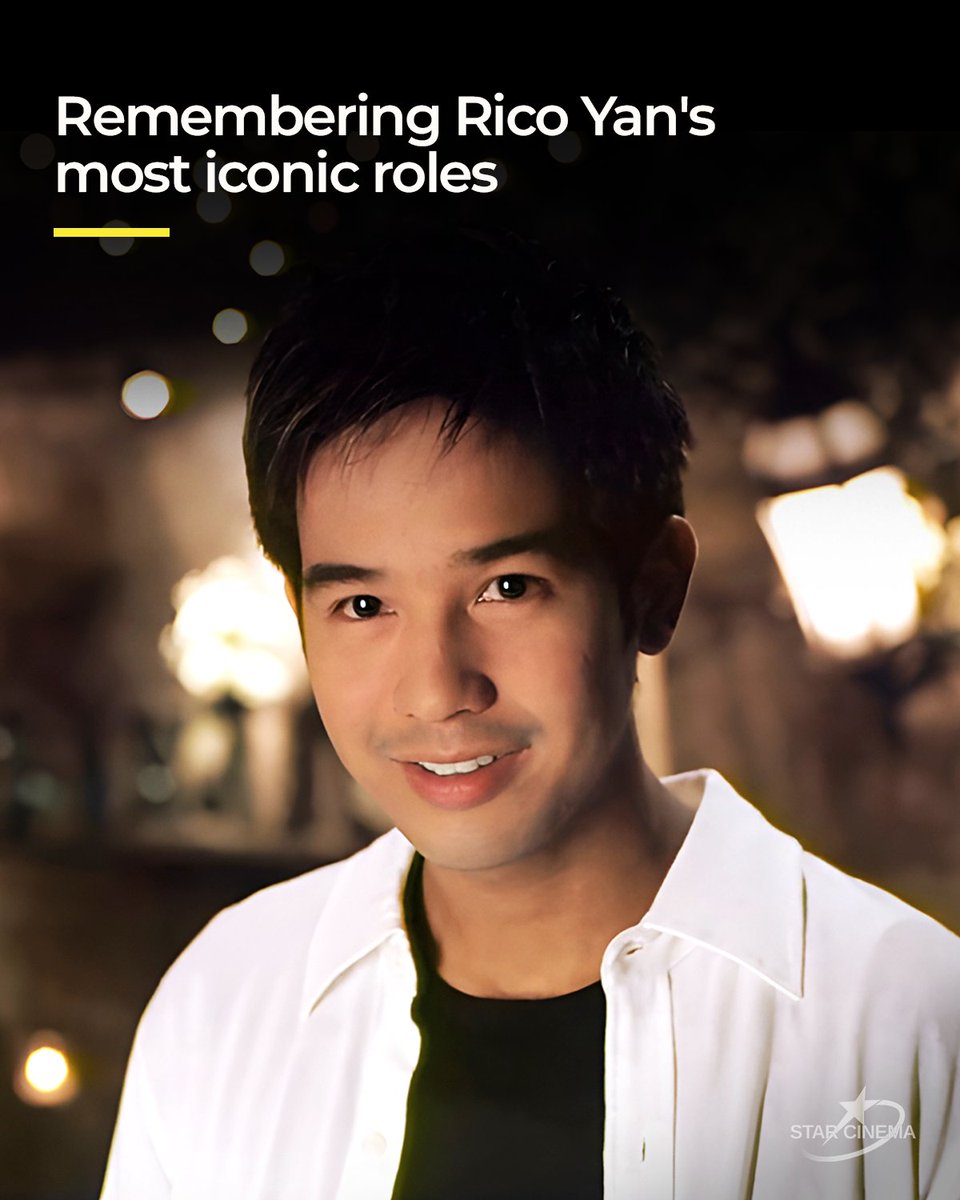 StarCinema's tweet photo. We keep alive the legacy of our forever heartthrob Rico Yan, as we mark his birthday on March 14. 💖 

Link in the comments for the story. https://t.co/h491IJvskt