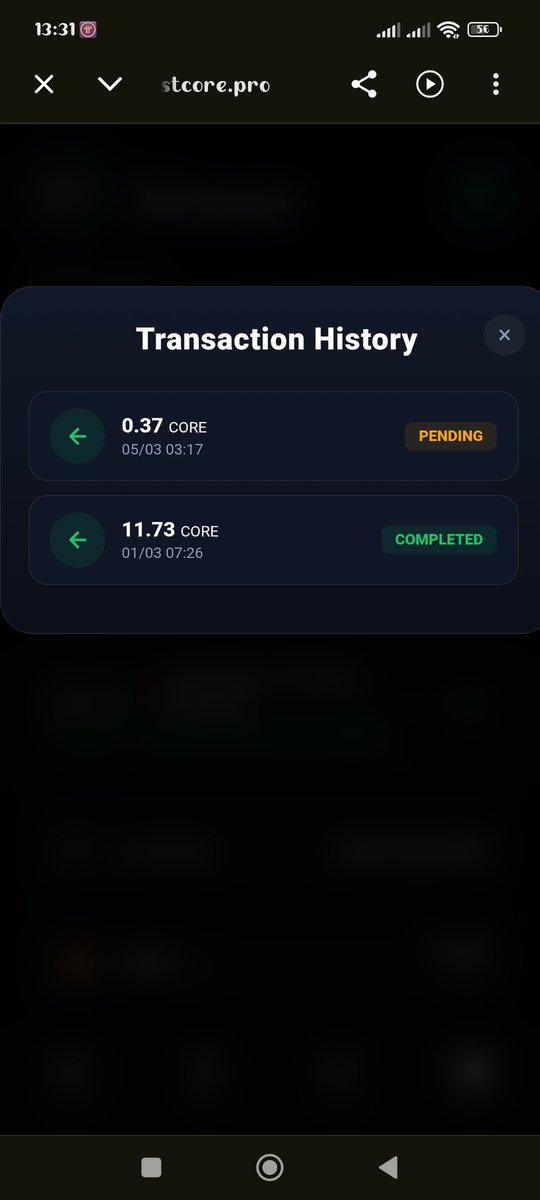 EdiRiyanto79's tweet photo. @TrustCore_Pro Why, my gas fee core, has not entered the balance, https://t.co/gEpLeiPE73