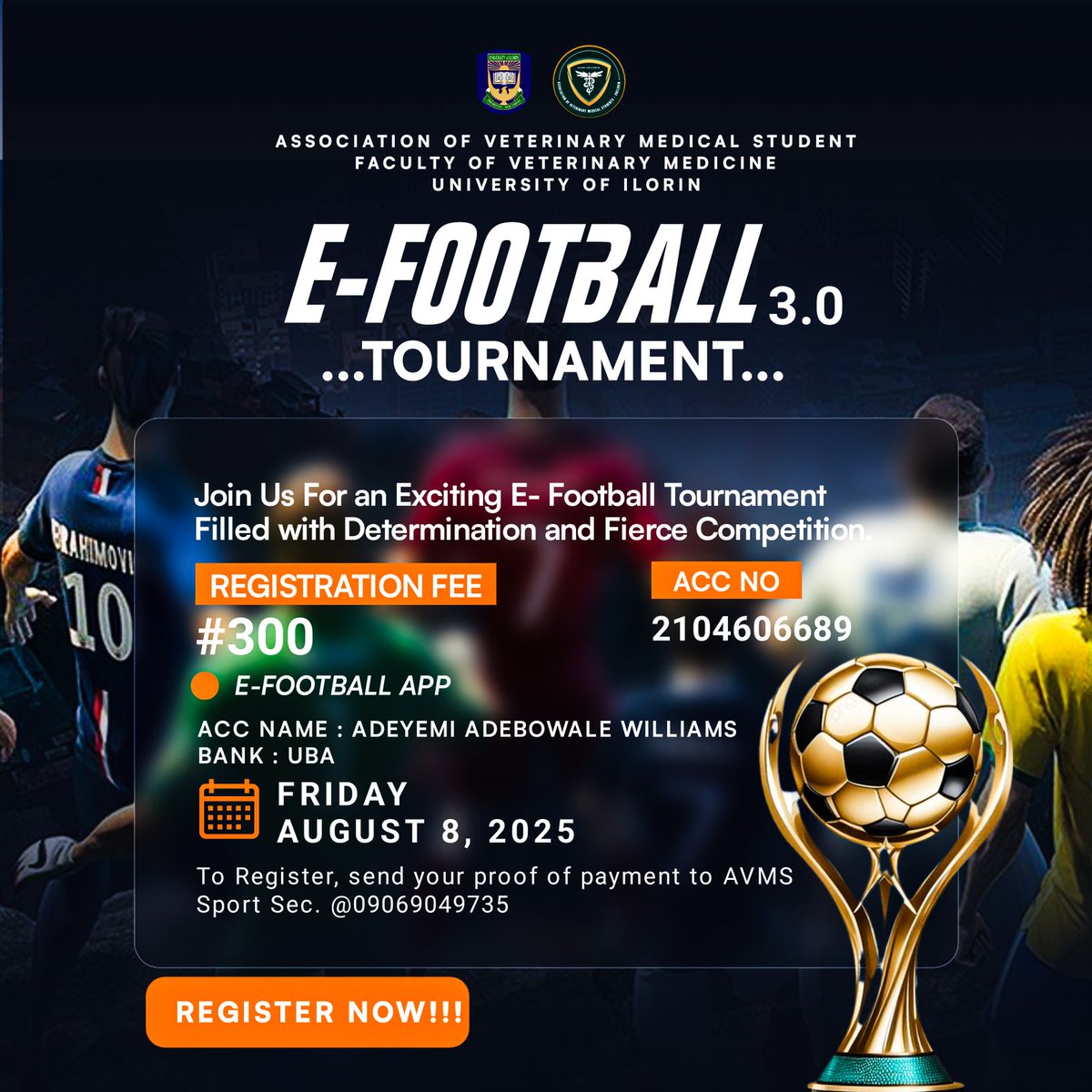 Ednihek_graph's tweet photo. Created a piece for an E-Football Tournament 3.0 last year😊

Now unto the NEXT 4.0
#creatives #footballdesigner https://t.co/1HDDCHguyY
