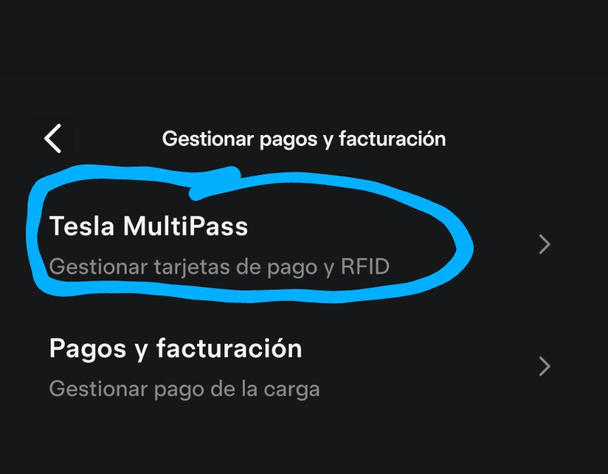 joseantonio_qr's tweet photo. Ya tenemos disponible en España Tesla Multipass. Se supone que con esto es posible activar y pagar en cargadores fuera de Tesla usando la tarjeta llave del coche. https://t.co/vi6oNYLbb8