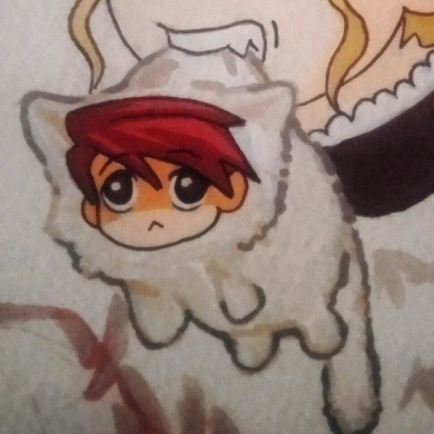 he's such a little blob with his little useless cattie feeties and stupid unaware eyes, kyaahh- (*≧ω≦*)