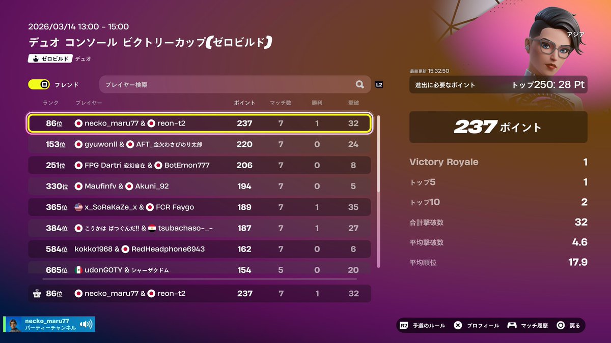 zbccc #86 
1年ぶりにガチでやった