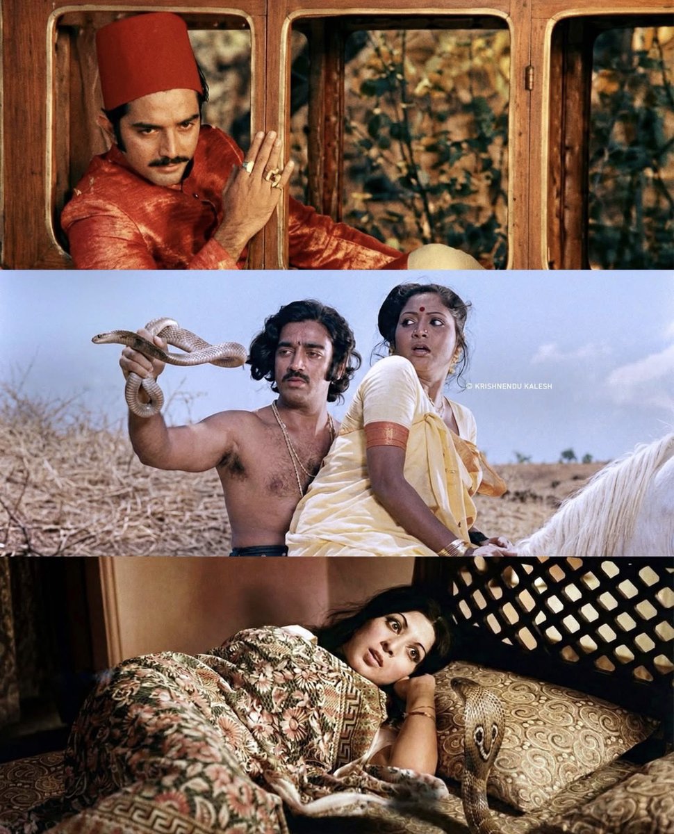 SuryaYuva2tn's tweet photo. #VayanadanThamban (1978)

வின்சென்ட் இயக்கத்தில் உருவான இந்த படம், மலையாள சினிமாவில் ஆரம்ப கால பாண்டசி–ஹாரர் வகை படங்களில் ஒன்றான இந்த படத்தில் ஹீரோவாக கமல் ஹாசன் நடித்திருந்தார். 

படம் கேரள பாக்ஸ் ஆபிஸில் குறிப்பிடத்தக்க வெற்றியை பெற்றது. வெளியான காலத்தில் இதன் ஹாரர் கரு மலையாள பார்வையாளர்களுக்கு மிகவும் புதுமையாகவும் சுவாரஸ்யமாகவும் இருந்தது.

இந்தக் கதையின் மையம் என்னவென்றால், வயதான ஒரு மந்திரவாதி தனது இளமையை மீண்டும் பெற பெண்களை கவர்ந்து, அவர்களை ஒரு பேய்சக்திக்கு பலியாக அளிப்பதைக் குறித்ததாகும்.

இந்தப் படத்தை தனித்துவமாக்கியது, அது உருவாக்கிய மர்மமான பாண்டசி சூழலும், அந்த காலத்திற்கு மிகவும் உயர்ந்த தொழில்நுட்ப தரமும் காட்சியமைப்பும் தான். 

பயமூட்டும் அந்த சூழல், பல தலைமுறைகளை இணைக்கும் கதை அமைப்பு, மற்றும் (அமானுஷ்ய) கரு ஆகியவை சேர்ந்து இந்தப் படத்தை மலையாள ஹாரர் சினிமாவில் ஒரு முக்கியமான மைல்கல்லாக மாற்றின.

பின்னர் இதே போன்ற அமானுஷ்ய கருக்களை ஆராய்ந்த படங்களாக ஸ்ரீகிருஷ்ணபருந்து (இதில் மோகன்லால் நடித்தார்) மற்றும் அதர்வம்(இதில் மம்மூட்டி நடித்தார்) போன்றவை வெளியாகின. 

ஆனால் வயநடன் தம்பன் அமைத்த தரம், சூழல், மற்றும் மெருகான நிலை இன்னும் பலருக்குப் பிரத்தியேகமாகவும் இணை இல்லாததாகவும் உள்ளது.

மேலும், ஒரு தமிழ் நடிகரான கமல் ஹாசன் மலையாள சினிமாவுக்கு வந்து இப்படிப்பட்ட ஒரு படத்தில் மறக்க முடியாத நடிப்பை வழங்கி, பின்னர் இந்திய சினிமாவின் சிறந்த நடிகர்களில் ஒருவராக உயர்ந்தது மலையாள ரசிகர்களுக்கு மிகவும் சிறப்பான விஷயமாகவும் உணரப்படுகிறது.

#Shared #KamalHaasan