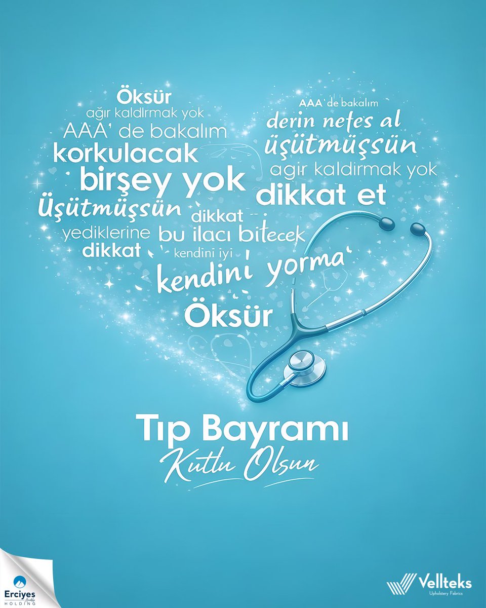 Gece gündüz demeden, her koşulda insan hayatını korumak için büyük bir özveriyle çalışan tüm sağlık çalışanlarımızın 14 Mart Tıp Bayramı kutlu olsun. 

#Vellteks
#14MartTıpBayramı