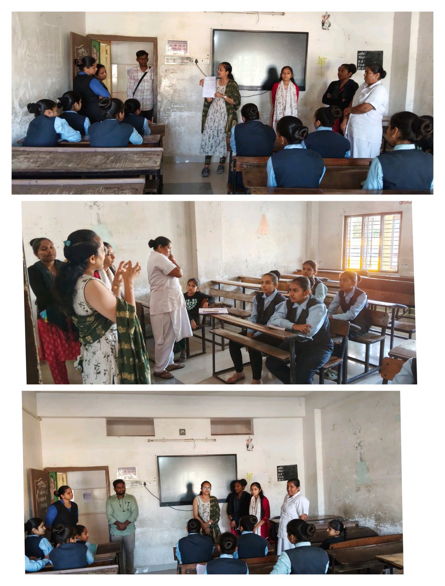 આજરોજ AAM માળિયા -૧ ના વિસ્તારમાં આવેલી ચાણક્ય સ્કૂલ ની અંદર મેડિકલ ઓફિસર ભંડુરી દ્વારા કિશોરીઓનું HPV વેક્સિનેશન ને લગત કાઉન્સિલિંગ કરવામાં આવ્યું તથા તેના ફાયદા વિશે વિસ્તૃતમાં કિશોરીઓને સમજ આપવામાં આવી.<a href="/TeamHealthMalia/">Team Health Malia_Junagadh</a> <a href="/BhanduriPhc/">PHCBhanduri_MaliyaHatina</a>