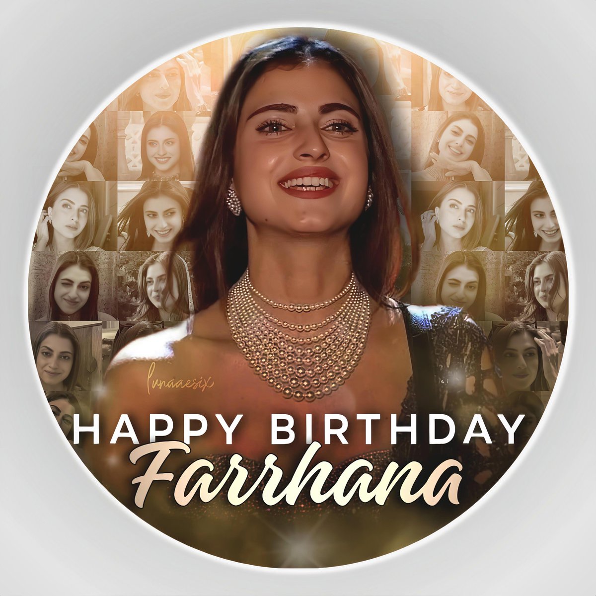 Rebellions, let’s make Farrhana’s birthday extra special 🎉

Everyone switch to this common DP today and tomorrow and fill the timeline with love for Farrhana ✨❤️

Let’s celebrate her together 🥳

#HappyBirthdayFarrhana #FarrhanaRebellions
#FarrhanaBhatt𓃵 #FarrhanaBhatt