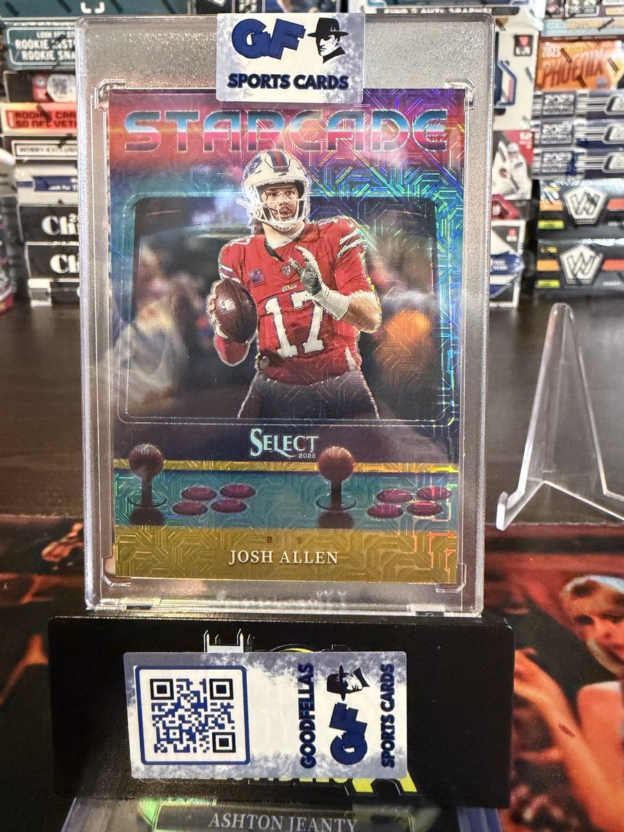 FellasCards's tweet image. Check out this hit @CardPurchaser @paullydoughnuts 
@JoshAllenQB #joshallen #selectfootball #starcade @PaniniAmerica 

Josh Allen Gold 9/10