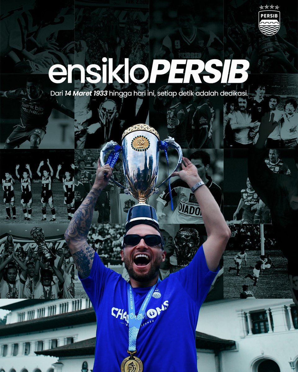 #⁠PERSIB tidak pernah melupakan sejarah. 14 Maret 1933 hingga saat ini terdapat perjalanan panjang yang harus dihargai dan diberikan sebuah makna yang mendalam 💙

#WeArePERSIB