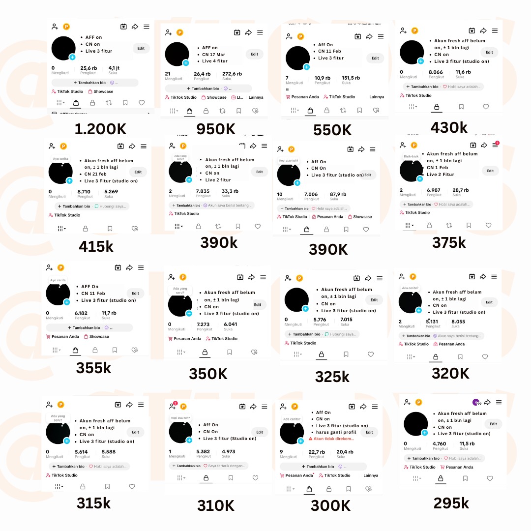 nata • Jual Beli Akun TikTok | stucdys tweet media
