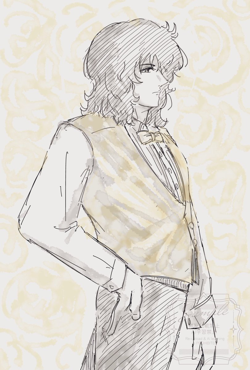 オケコンの衣装落書き(ちょっと捏造)
ベスト大好き