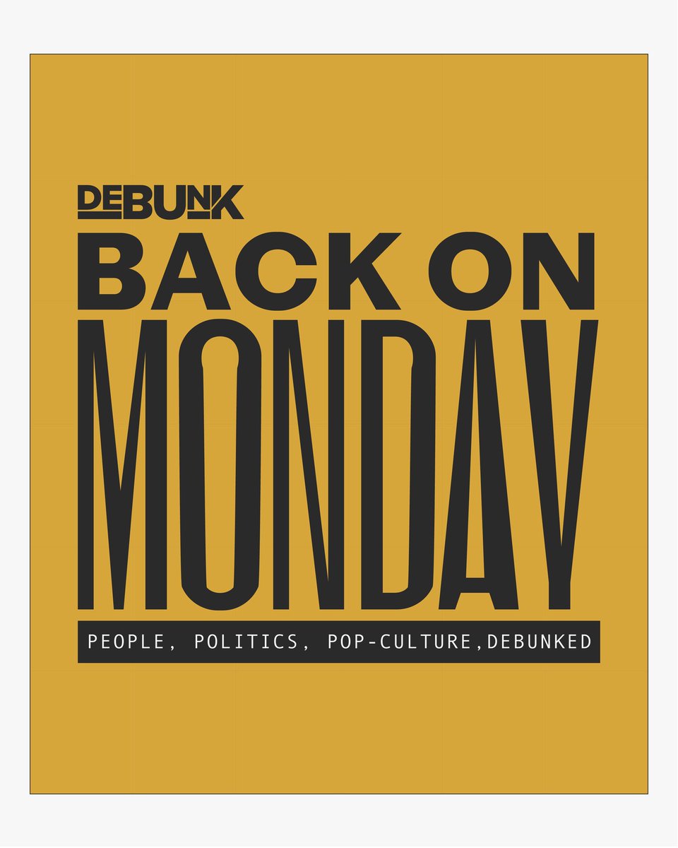 Debunk Media tweet media