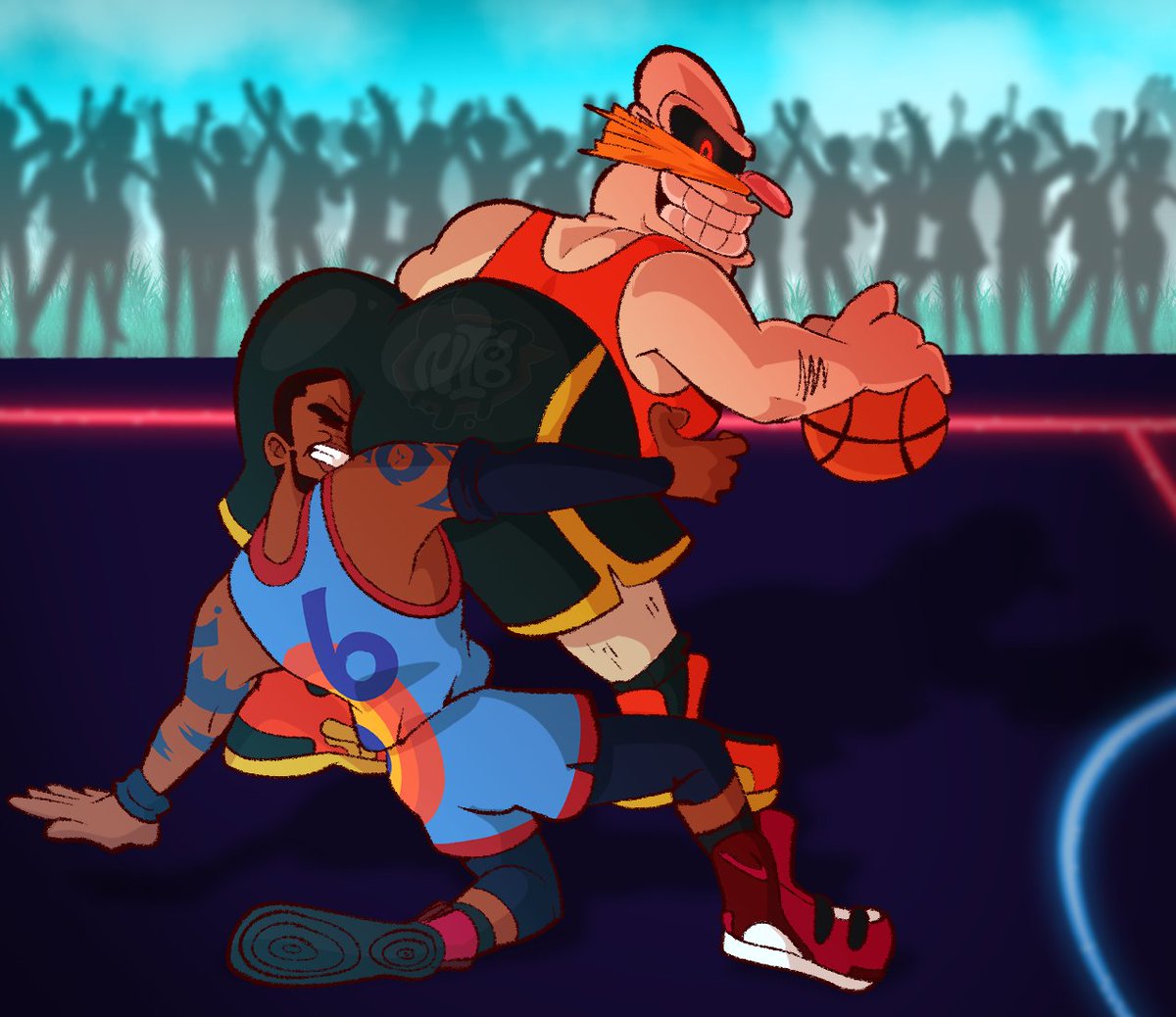 I don't remember this happening in Space Jam 2