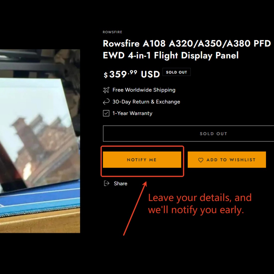 jerryfly_7's tweet image. Coming Soon: Rowsfire A108 | Redesigned &amp;amp; Upgraded

Rowsfire A108 A320/A350/A380 B737 B777 PFD ND 2-in-1 Flight Display Panel

Click "NOTIFY ME" and we’ll alert you with pre-sale event details and exclusive discounts for the Rowsfire A108.
#Rowsfire #RowsfireA108 #FlightSimulator