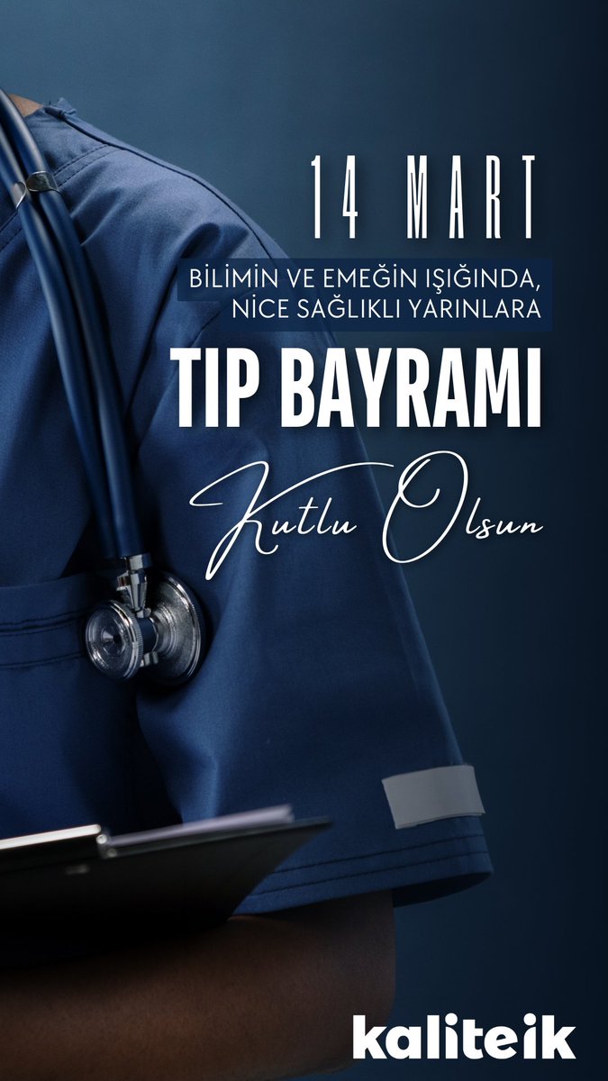 “Bilgiyle iyileştiren,
emekle hayat kurtaran tüm sağlık çalışanlarına…
14 Mart Tıp Bayramı kutlu olsun.”

#14MartTıpBayramı