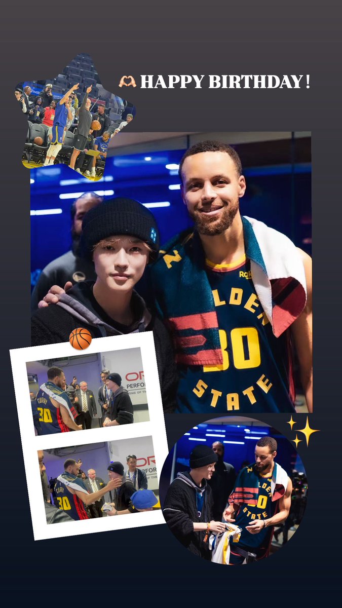 nct_menfess's tweet image. Nct! ini lucu banget 😭
Chenle post foto sama Stephen Curry di IG dan weibo buat ultah Curry, captionnya panjang banget😭😭
Yang makin gemes, fotonya dia edit sendiri 🥹
Literally he’s just like us😭🩵