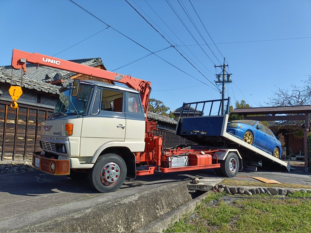 48_6812's tweet photo. 20年の不動車引き上げ https://t.co/fCQ6Huf906
