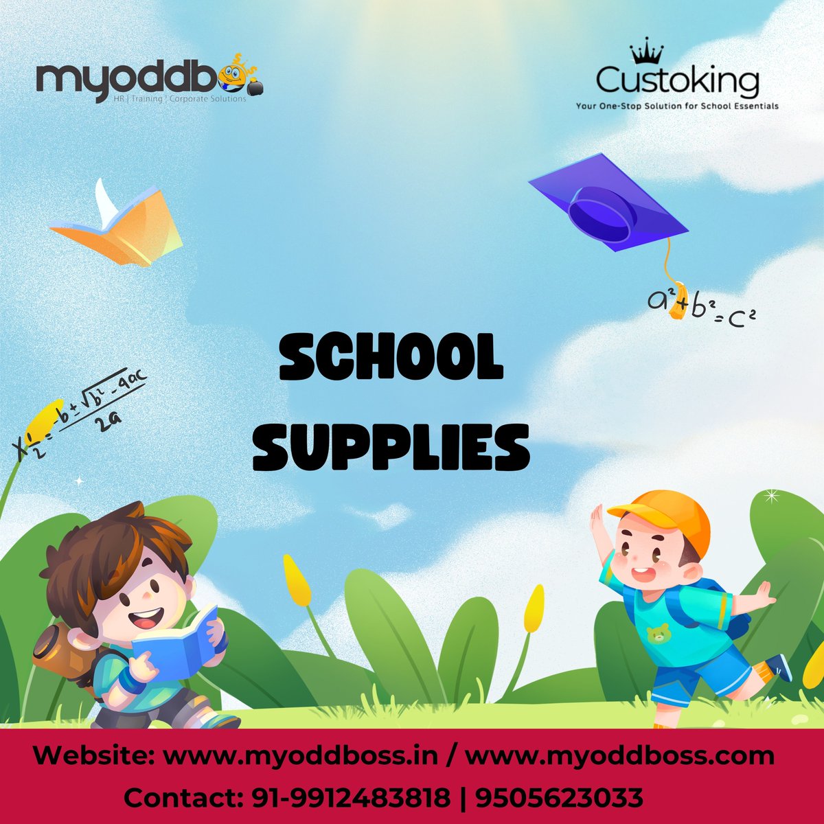 myodd_boss's tweet image. Make your school fully equipped with our solutions. 
Message today! 

#SchoolSetup #CustoKing #MyOddBoss #EducationSupplies