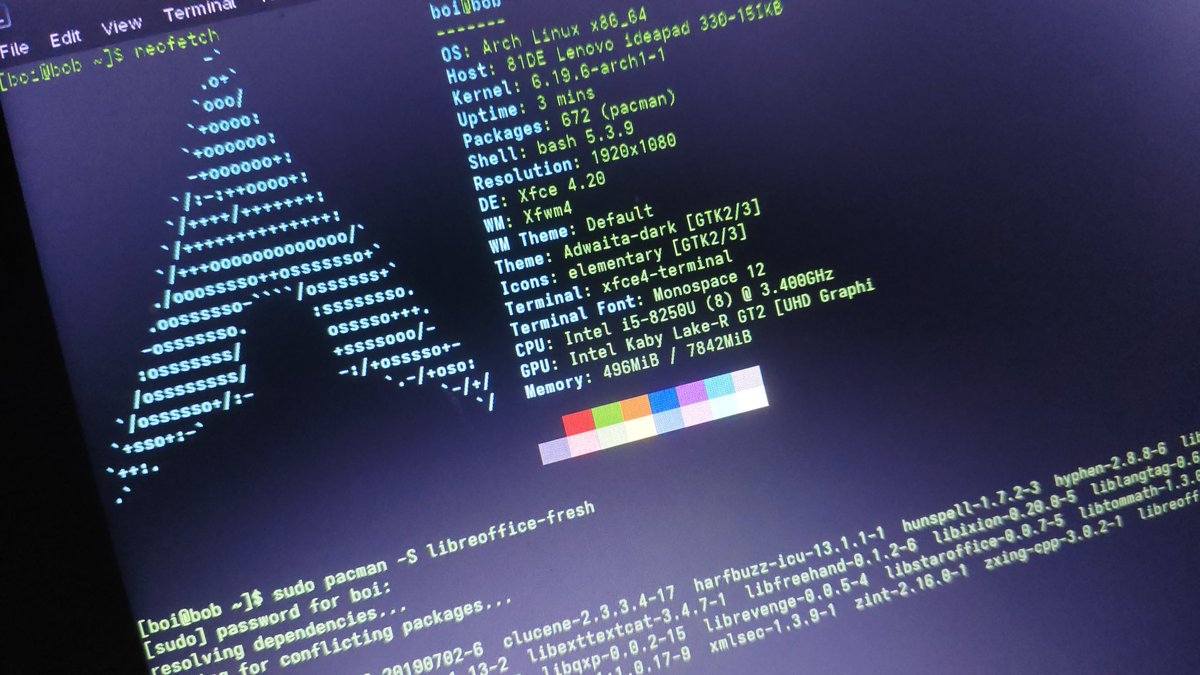 boi_404_'s tweet photo. I use Arch BTW
Finally after 5 grueling hours 😮‍💨 https://t.co/loS4T4pEg4
