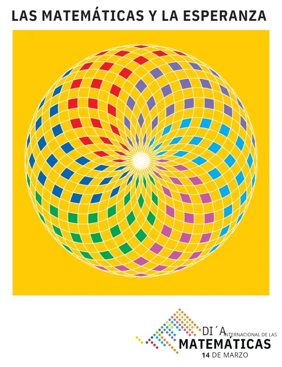 ngela8ap's tweet photo. Feliz día de las matemáticas. Me parece un lema muy apropiado para los tiempos que corren. ¡Hagamos crecer esa esperanza en positivo! https://t.co/3iV2GMkOrh