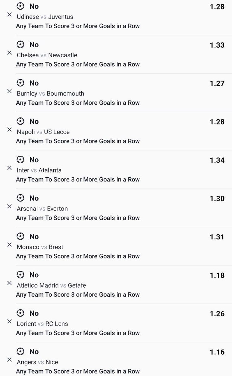 Sportybet 🏆✅👌
Grant audit 💥
No 3 or more Goals in a row 
5.8K Odds

4TEKUZ

Drop your edits

Join our telegram channel ⤵️
t.me/+i1IIrNOakVI3Y…