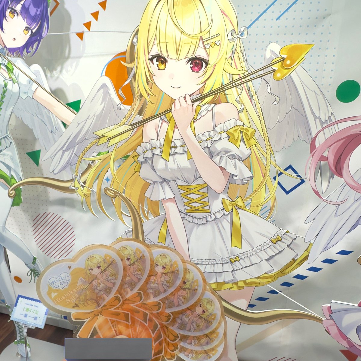 2no__QQ's tweet photo. コトブキヤ行ってきたよ☺︎

忙しくてオンラインショップ見たときには枯れてて悲しかったから今日現地で買えてめちゃくちゃ嬉しい！
チャーム痛バにさっそく付けたけど可愛くてお気に入り🌟
(即席ロゼットも可愛くない？？)

#星川サラ 
#ねえねえ星川
#コトブキヤ https://t.co/9sTsTEHdF9