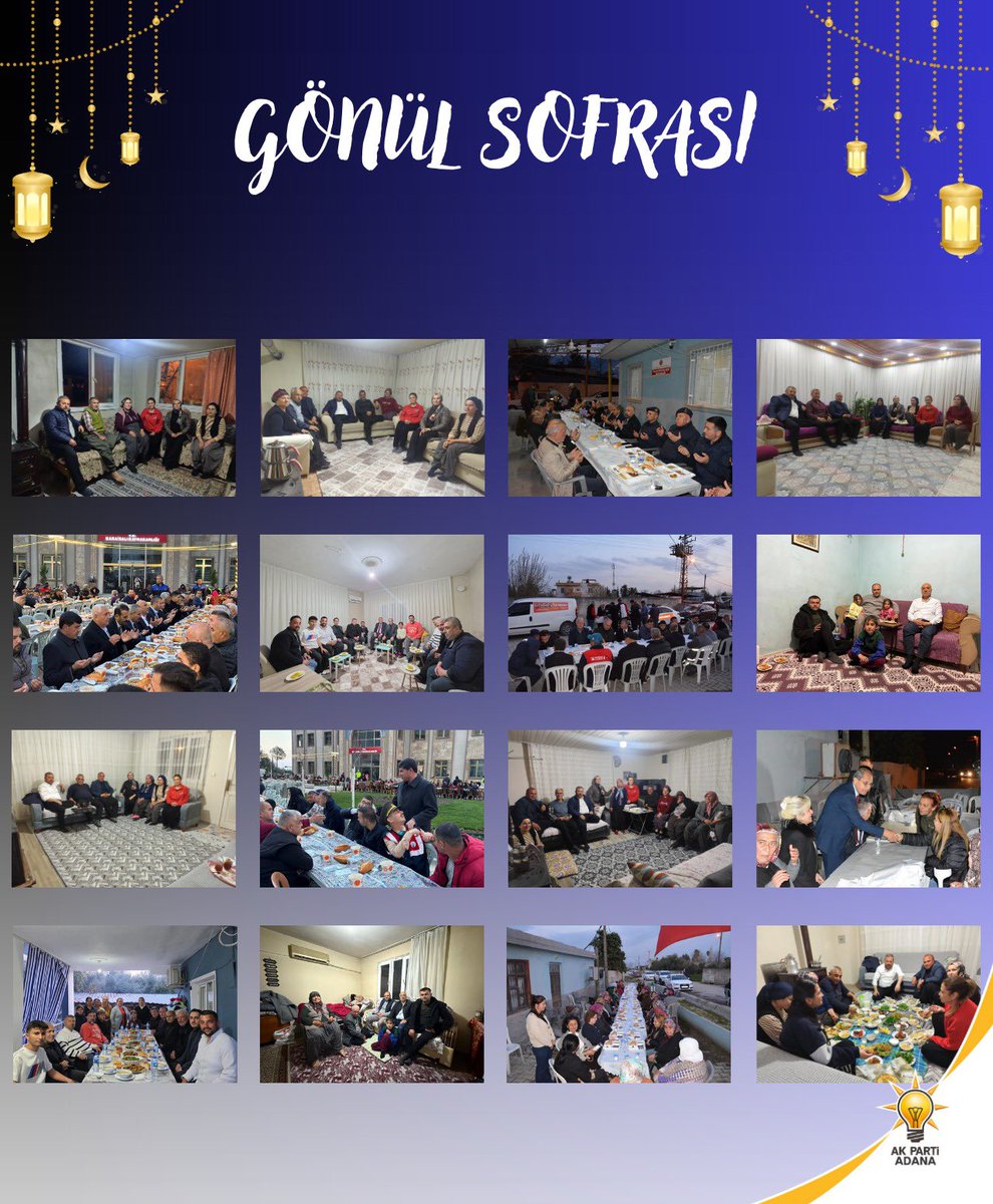 Gönül sofralarında hemşehrilerimizle bir araya gelmeye devam ediyoruz.

Paylaştığımız her lokma muhabbetimizi ve dayanışmamızı büyütüyor.

<a href="/drbetulsayan/">Dr.Betül Sayan Kaya 🇹🇷</a> 

#GönülSofrası
#MilletimizleYolumuzBir