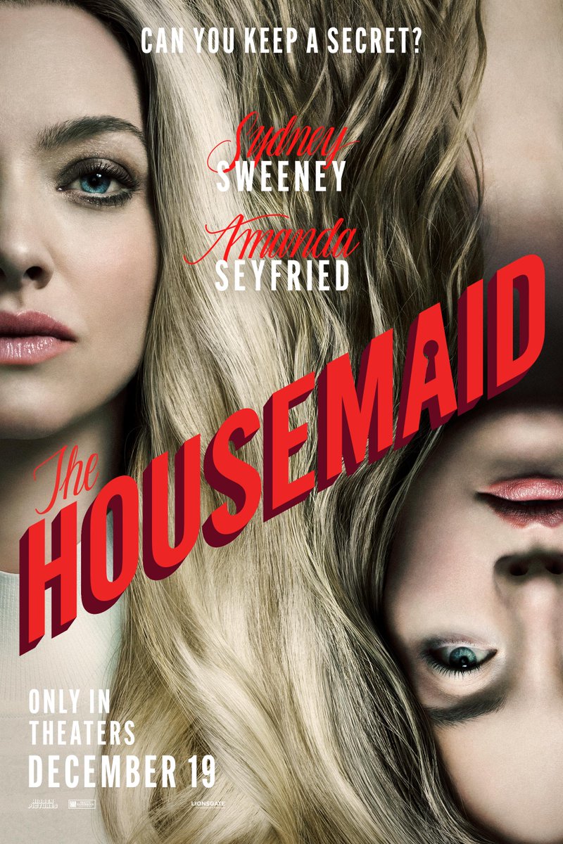 SplatterCritic's tweet photo. Review #4,400 - THE HOUSEMAID: https://t.co/llHvscr1nY

Ridiculous, but overlong, fun.  

#HorrorMovies #HorrorReviews #Horror #SplatterCritic #TheHousemaid https://t.co/cOTLFnoB45