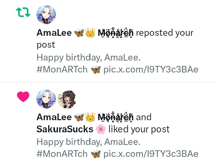 Thank you and happy birthday to my one and only oshi 🎉🎂🥹