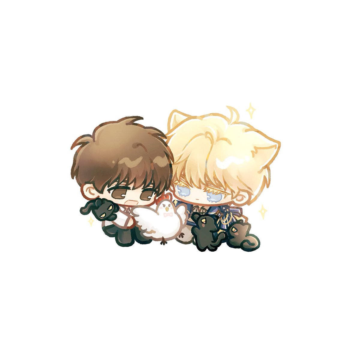 mok1e's tweet photo. 부시통(ﾉ´ヮ´)ﾉ*:･ﾟ✧🐓 ✧ https://t.co/xrVzNpD4QX